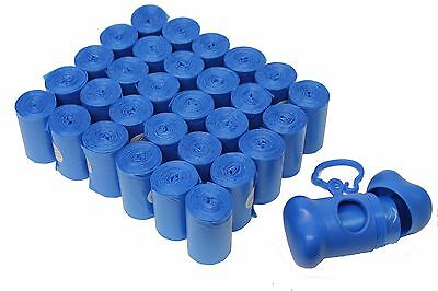 902 Pet Dog Waste Poop Bags / Dispenser Blue Coreless