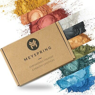Meyspring 2tone Collection Mica Powder Set - Epoxy Resin Color Pigment Resin Dye