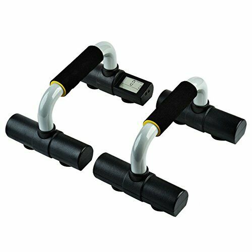 Push Up Bar Strength Training, with Foam Grip and Digital Rep Counter Technology