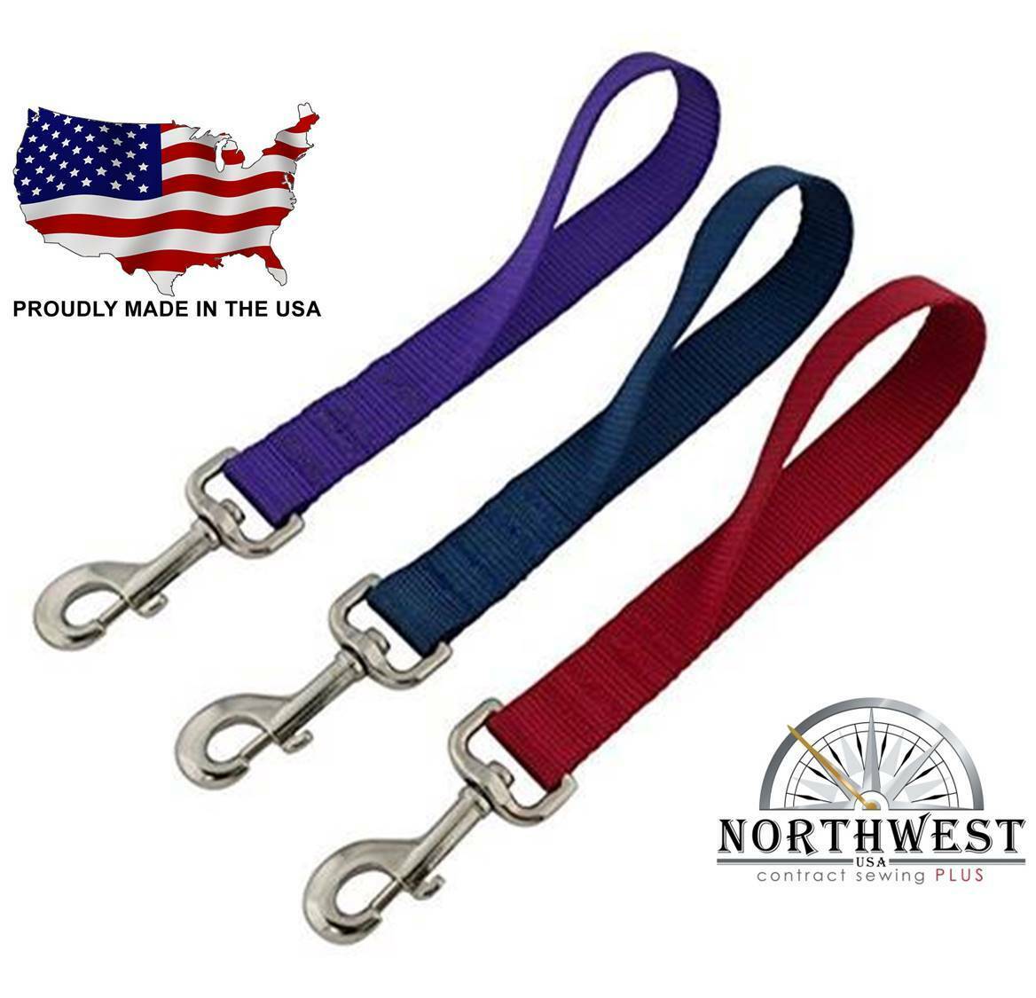 Nylon Dog Traffic Leash Made in USA 12