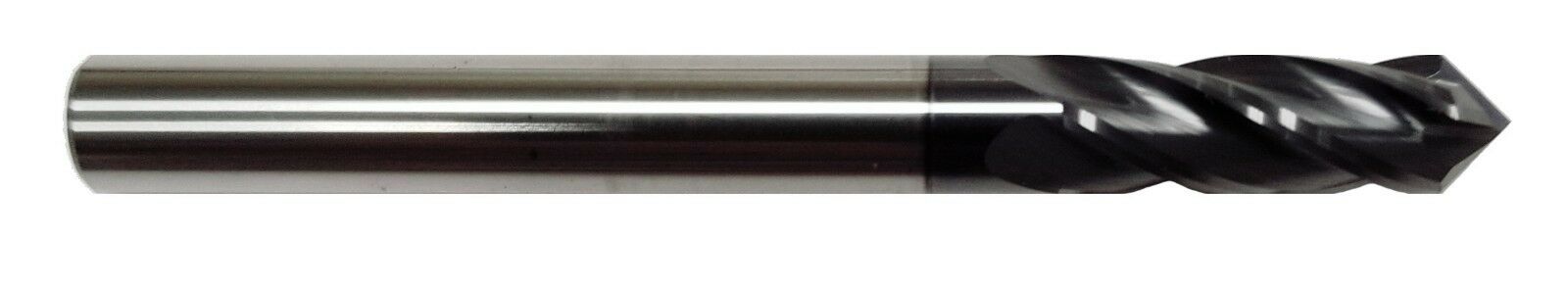 1/4" 4 Flute 90 Degree Carbide Drill Mill - Tialn Coated