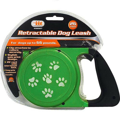 RETRACTABLE DOG PET LEASH  UP TO 66 LBS 26' FEET ROPE CORD LEAD HEAVY DUTY